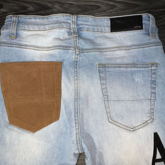 Amiri Jeans Grunge Patch (Skinny Jeans) - Picture 6 of 7